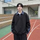 现货春季新款翻领高级感衬衫领上衣长袖卫衣男装潮WY212-P68，男装衬衫，星座1017