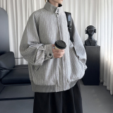 复古条纹哈灵顿夹克D2059-P128，男装夹克，星座1017