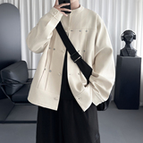 新中式夹克外套男士25秋季新款高级宽松上衣H4302-P98，男装夹克，星座1017