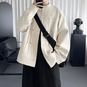新中式夹克外套男士25秋季新款高级宽松上衣 H4302-P98图片