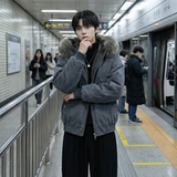 现货冬季座山雕加绒加厚外套重磅帆布水洗棉服夹克M3957-P148，男装夹克，星座1017