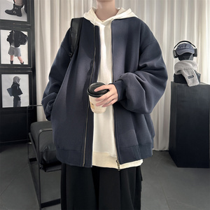 现货 2026日系痞帅华夫格宽松休闲棒球立领夹克衫外套 NK828-P89，男装夹克，星座1017