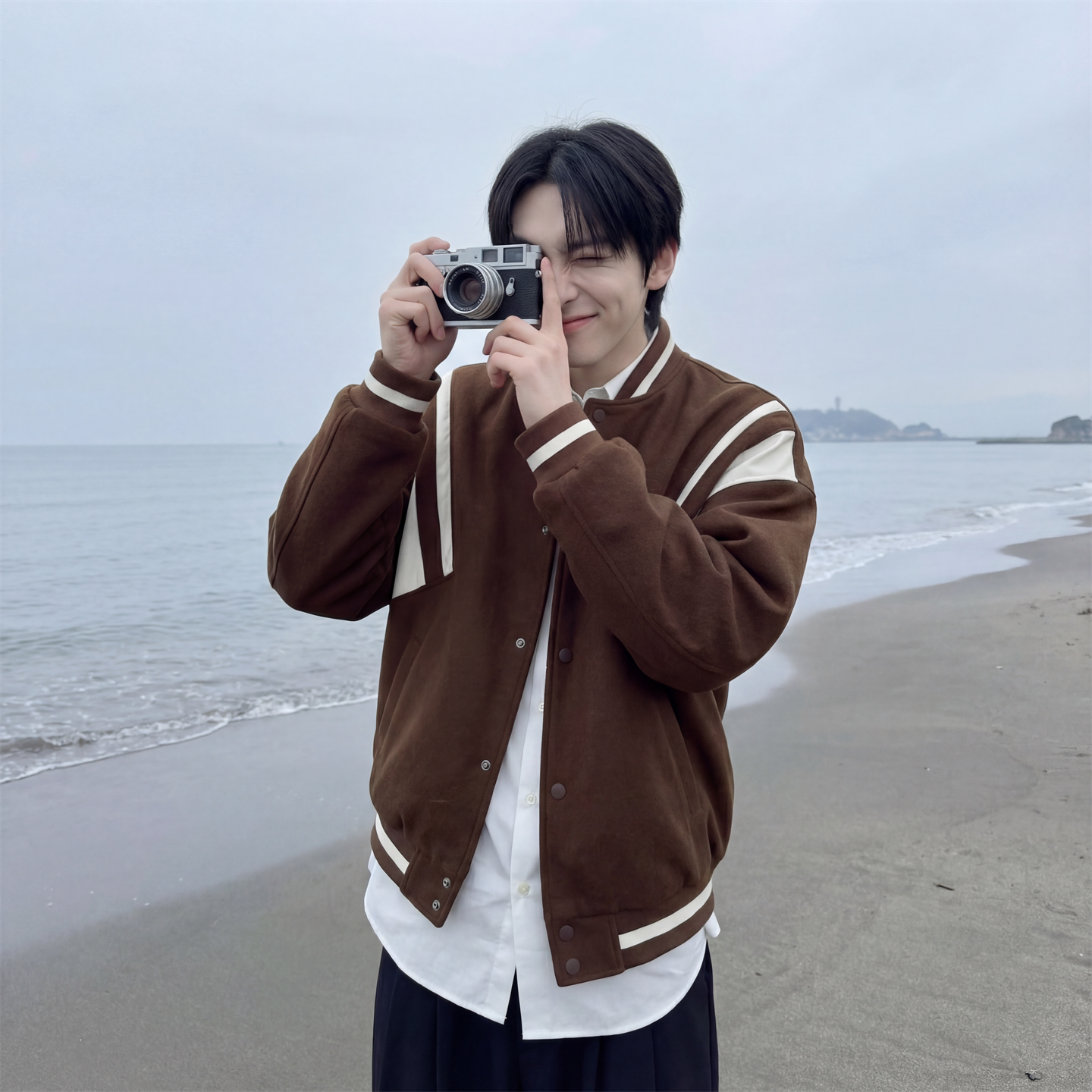 现货撞色美式复古夹克棒球服流行外套W0023-P88控118加绒P100,男装夹克,星座1017