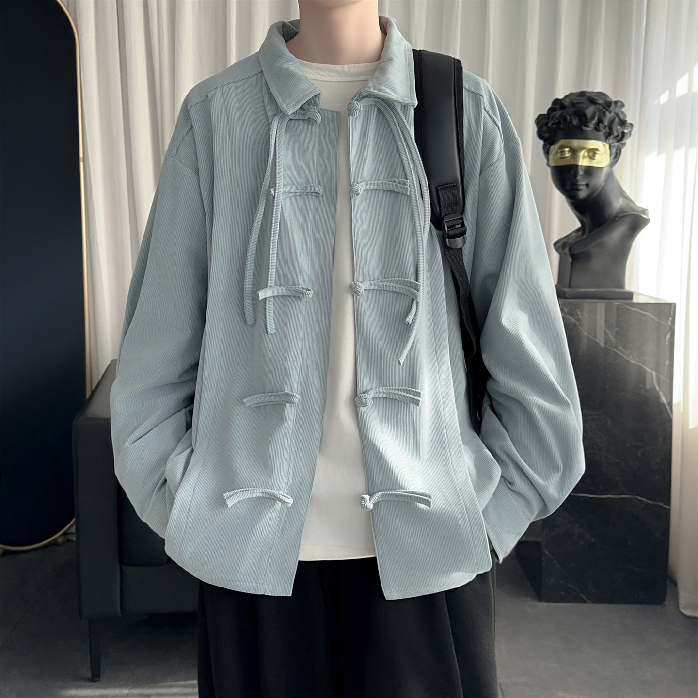 2025潮高级感男装风长袖衬衫HC64-P60,男装衬衫,星座1017