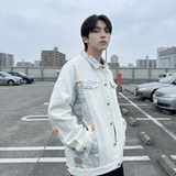 现货2026春季痞帅拼接设计感翻领夹克高级感潮流外套J24-P75，男装夹克，星座1017