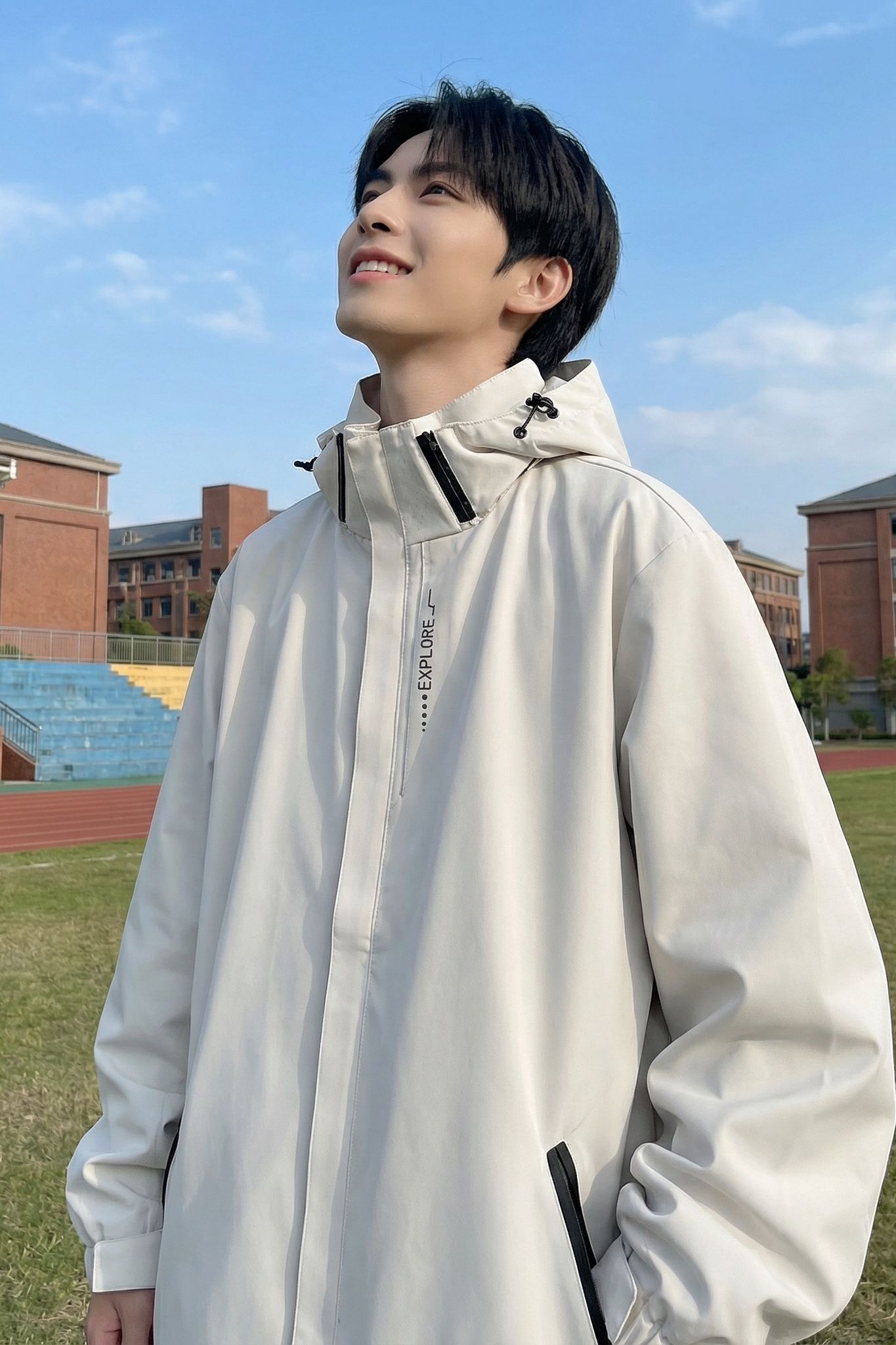 2026春款流行冲锋衣工装连帽美式高街休闲外套AK03-P68,男装夹克,星座1017