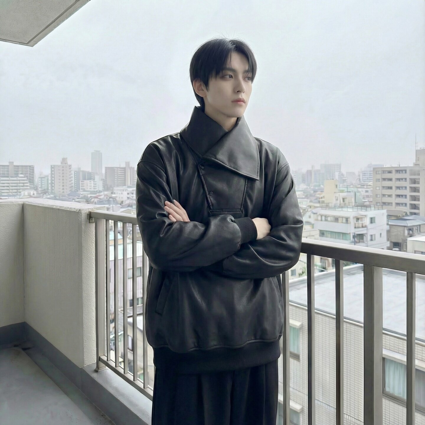 新款现货2026年新款现货堆堆领宽松长袖卫衣CR355-P68,男装卫衣,星座1017