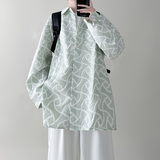 现货浮雕痞帅长袖衬衣FN01-P55，男装衬衫，星座1017