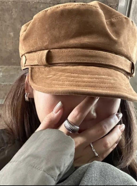 出游画家帽女英伦秋冬
