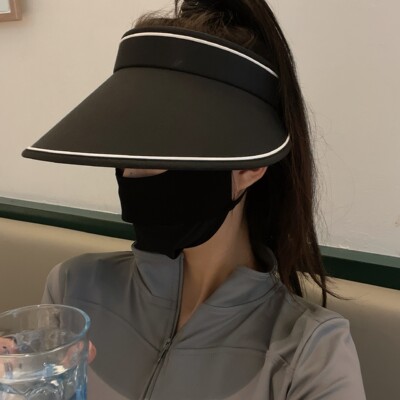 时尚空顶帽休闲夏季宽檐遮阳帽