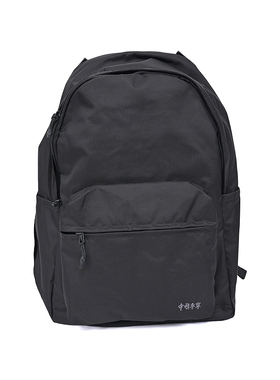 中国李宁LiNing男女同款双肩包2025新款旅行包纯黑色包ABSV387-1