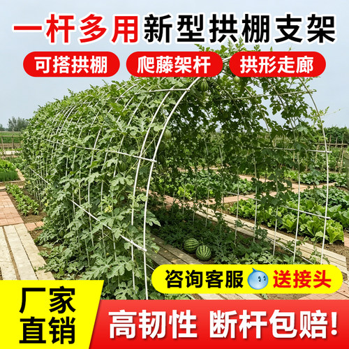 玻璃纤维拱棚家用菜园拱棚支架