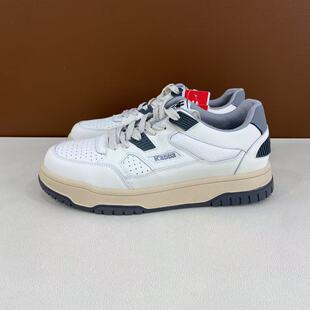 40码/Kappa卡帕板鞋女鞋厚底百搭小白鞋情侣运动休闲鞋K0E25CC69J