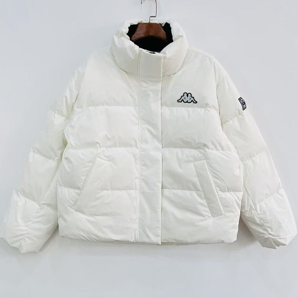 Kappa卡帕冬季新款女子面包服立领户外短款羽绒服防寒服K0C82YY44