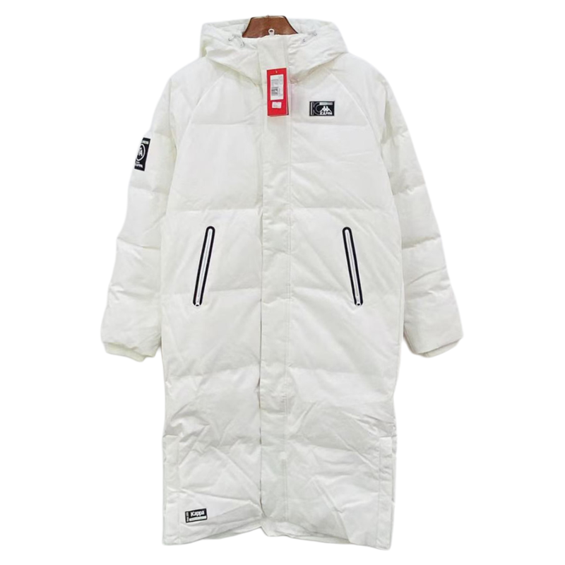 Kappa卡帕男女情侣长款羽绒服冬季休闲加厚保暖防寒服K0AZ2YY88D