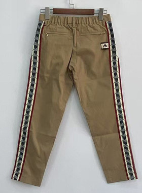 Kappa卡帕男子运动长裤春秋休闲裤直筒九分裤KC912PA23