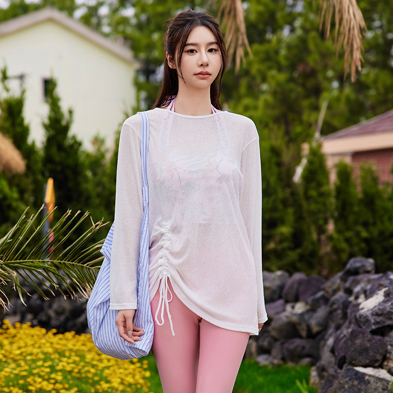 防晒泳衣女分体大码高级2025新款温泉加肥胖mm200斤潜水沙滩泳装