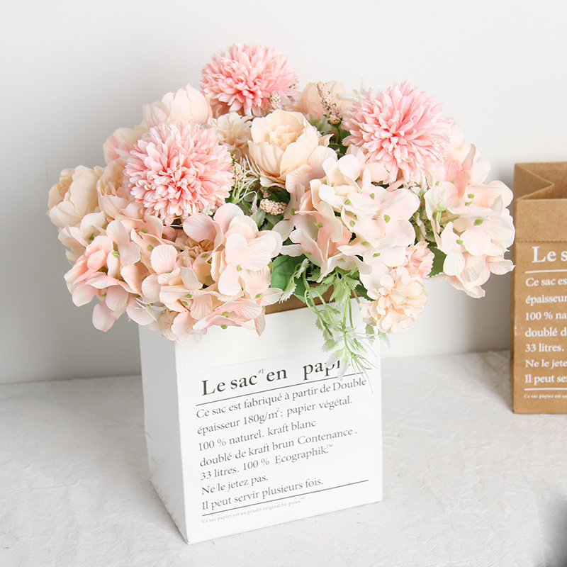 ins fresh simulation peony Hydrangea Artificial flower Silk flower a living room decorate flower arrangement fencein the Home accessories , Vase/Flower/Artificial flowers/Imitation jewelry , Artificial flowers/Artificial flower  category - from Buy2taobao.com to provide professional Taobao agent buy service