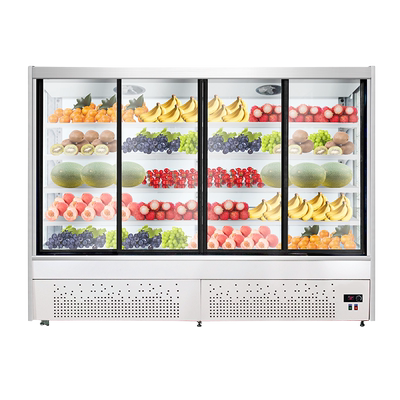 雪村水果蔬菜冷藏风幕柜