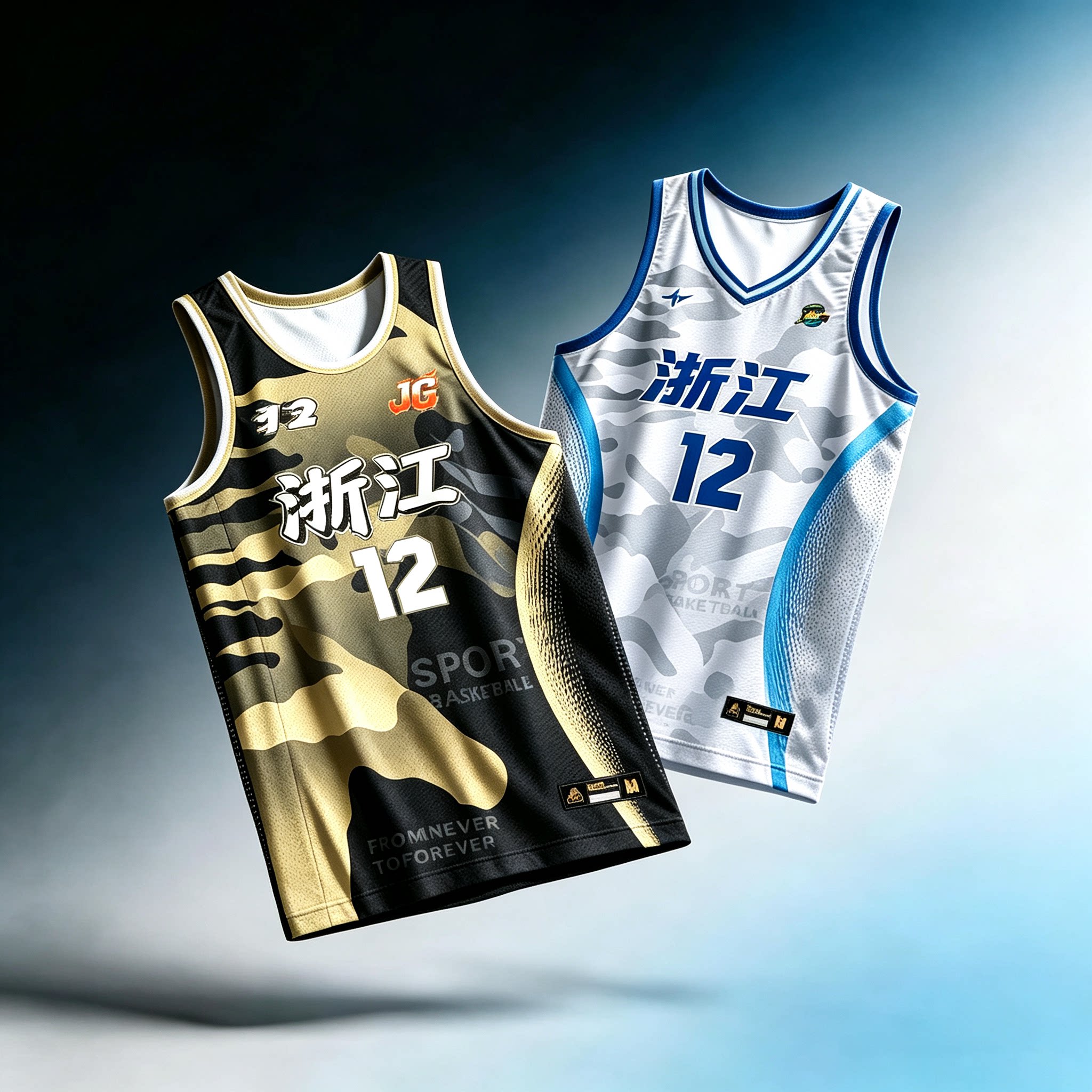 高端数码定制速干篮球服套装图片