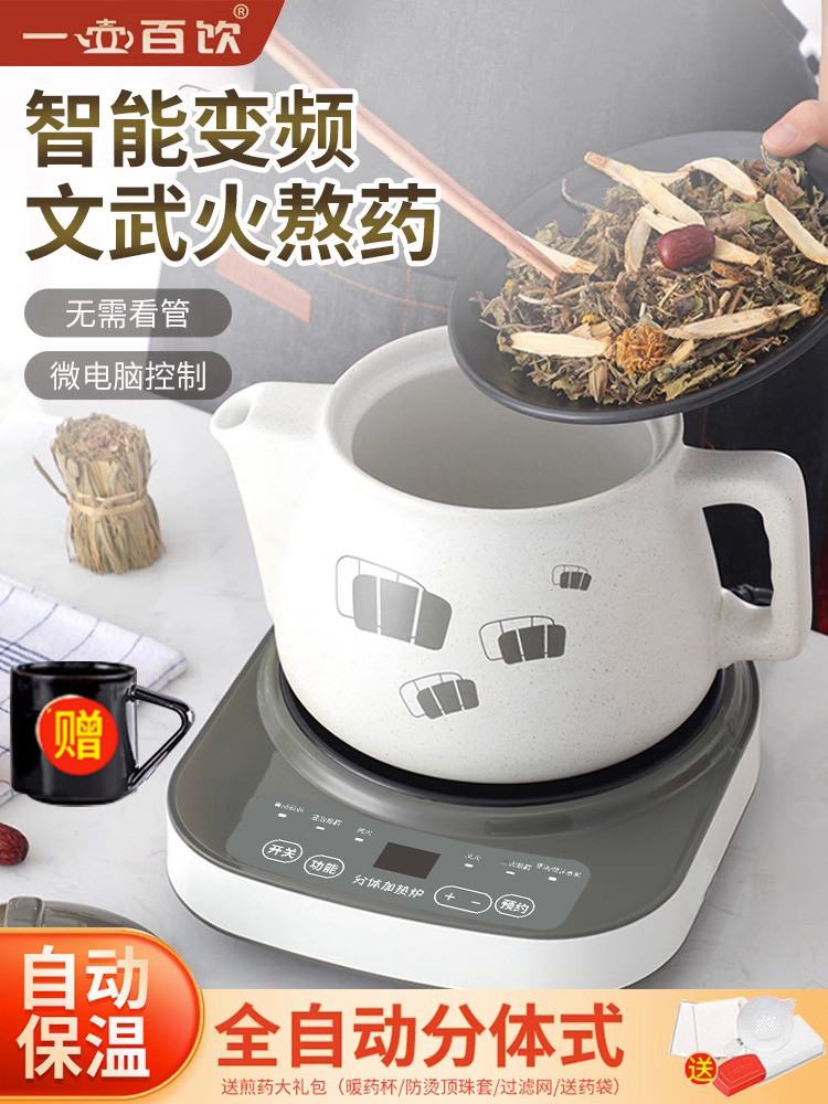全自动中药电煎药壶家用熬药熬汤两用煎锅药煲中医砂锅药罐煮药壶