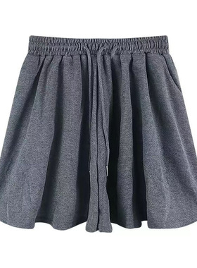 2026 women clothes休闲短裤女夏季小个子热裤灰色运动高腰运动A