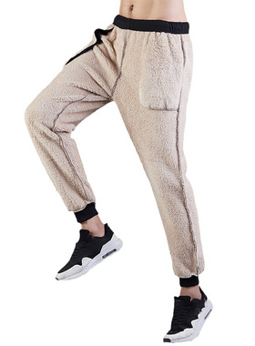 2026 men clothes跨境Ozon冬季羊羔加绒加厚男士裤子欧美休闲裤Te