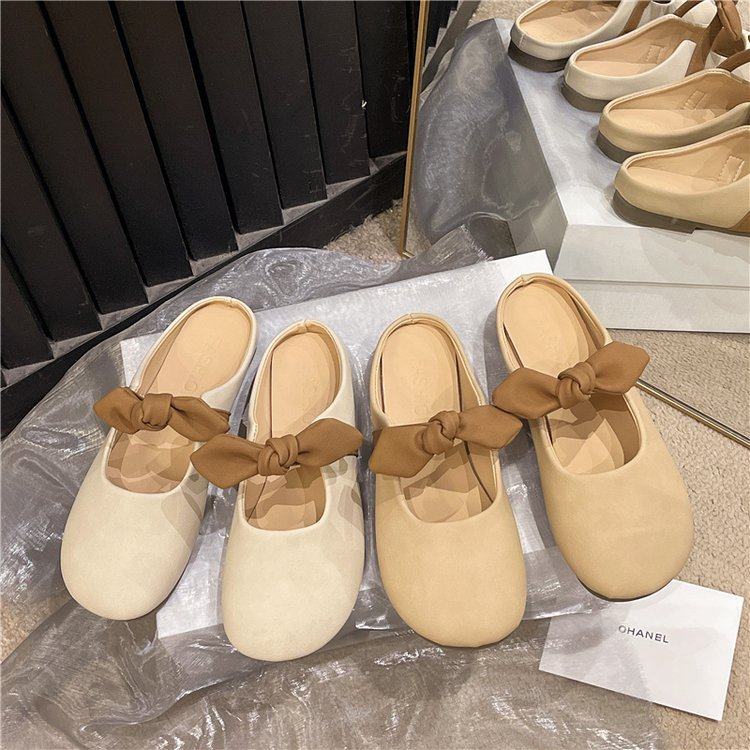 2026 shoes women半拖鞋女新款春夏季外穿仙女风平底版包头单鞋软,户外/登山/野营/旅行用品,沙滩鞋/凉鞋/拖鞋,淘宝优惠券,粉丝福利购,淘宝优惠卷