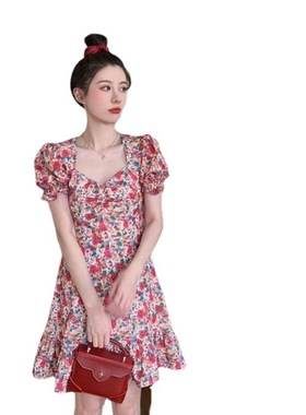 2026 women clothes法式复古小众可甜可盐初恋裙子新款夏仙气超仙