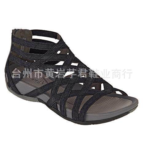2026 shoes women外贸大码新款欧美坡跟平底交叉绑带露趾女鞋后拉,户外/登山/野营/旅行用品,沙滩鞋/凉鞋/拖鞋,淘宝优惠券,粉丝福利购,淘宝优惠卷