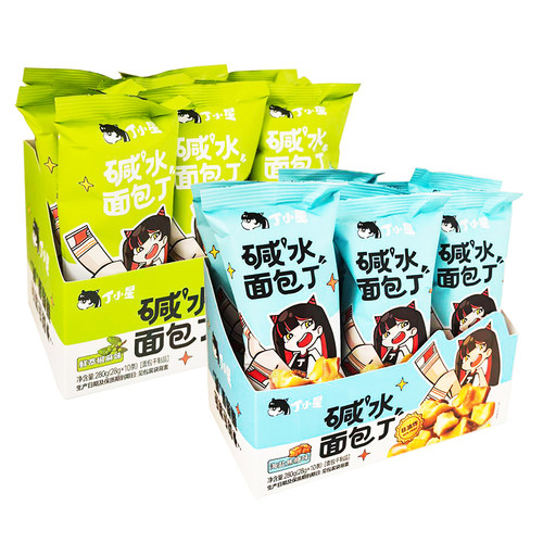 优乐麦碱水面包丁28g海盐焦糖味