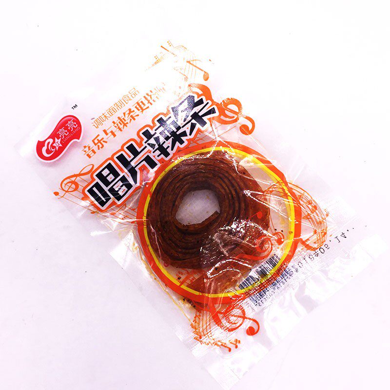 满50袋包邮 亮亮唱片辣条18g童年辣条怀旧小面筋80后回忆休闲零食高性价比高么？