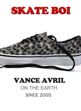 稀缺豹纹 VICTOR VANCE杰维特万斯联名灰色豹纹女鞋男鞋情侣鞋