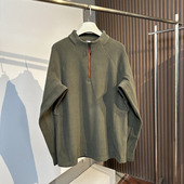 半拉链立领加绒卫衣抓绒衣打底衫 平替款 秋冬户外运动休闲保暖男士