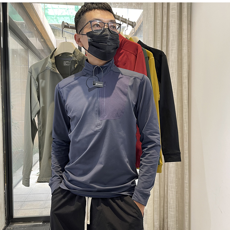 袅明星单品LT轻量化秋冬户外运动高弹速干长袖打底衫男女圆领T恤