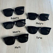 大黑超墨镜男Plot大脸显瘦板材太阳镜女Palette 新款 GM经典 Heizer