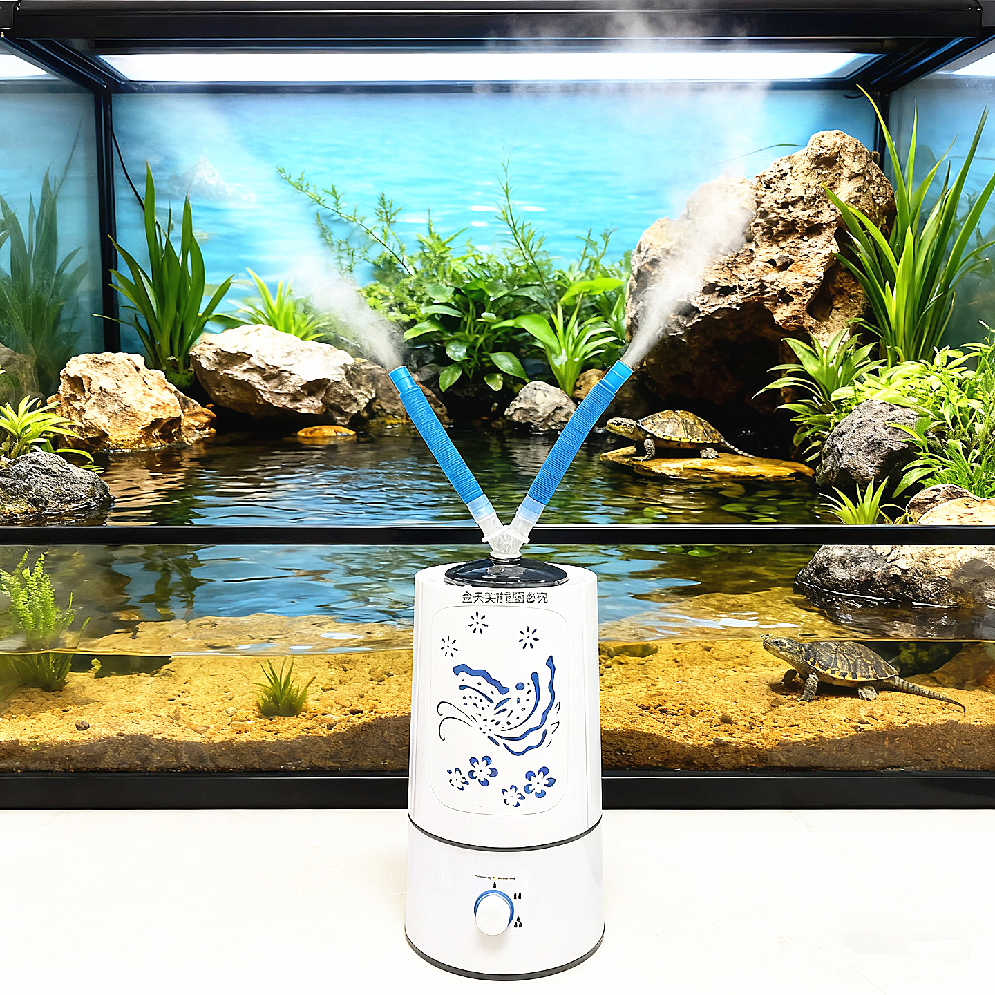 水陆缸爬宠箱加湿器花卉蕨类防干燥陆龟蜥蜴寄居蟹增湿家用大喷雾