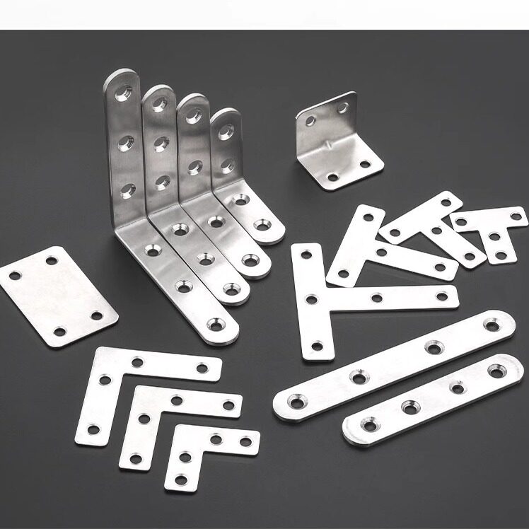 不锈钢直角码加厚L型90度T型家具连接件三角铁片五金配件固定片器