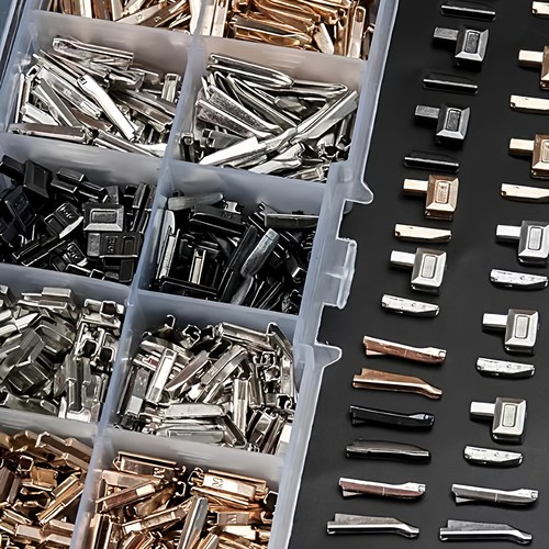 拉链插销羽绒服外套单开改双拉锁左右插口配件开尾件5号8金属树脂