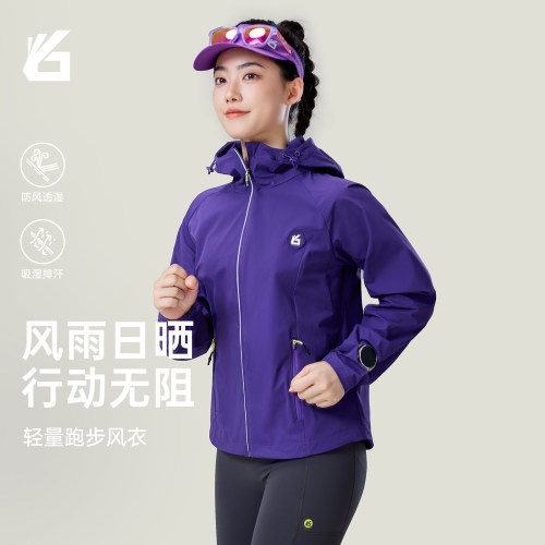 新品轻量跑步风衣运动防风外套女