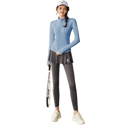 悦步跑步运动套装女加绒保暖显瘦