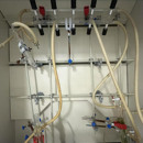 实验室玻璃钢实心纤维棒绝缘棒合成架通风柜网架双排管蒸馏架 包邮