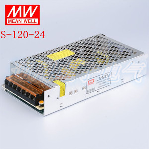 。明纬开关电源S-120-24 AC220V-DC24V/5A 120W