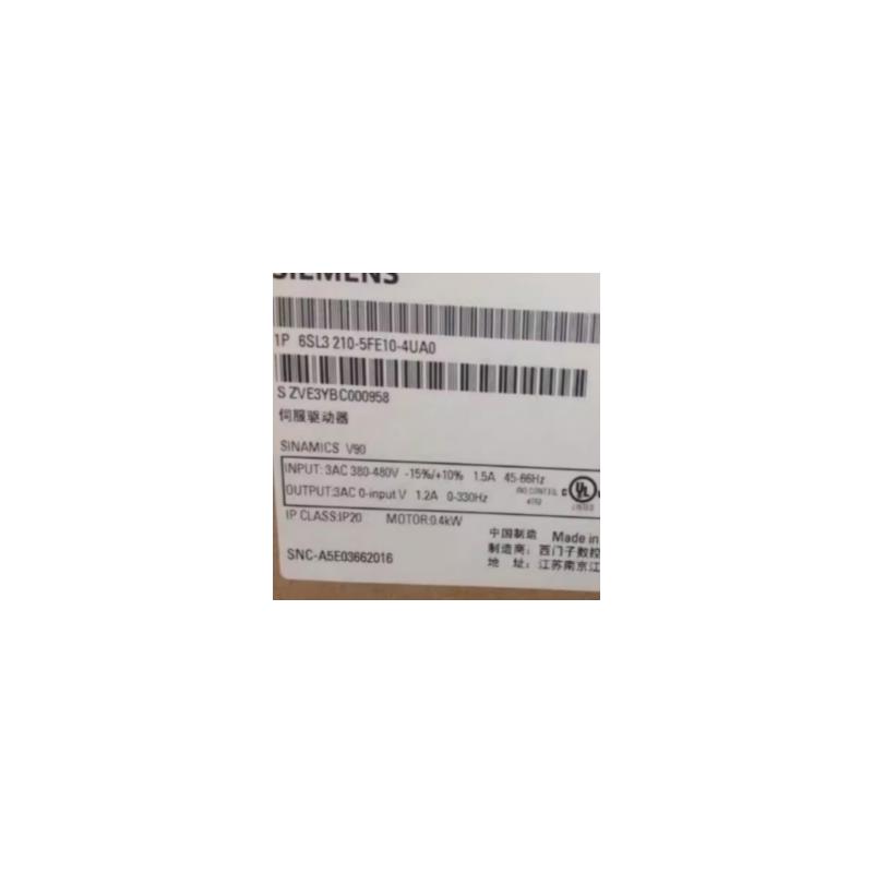 议价6SL3210-5FE10-4UA0 V90伺服驱动器0.4kw/6SL32105FE104UA0