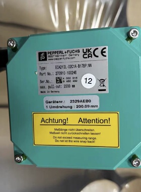 议价倍加福拉线编码器ECA21IL-02C1A-B17BPNN全新现货