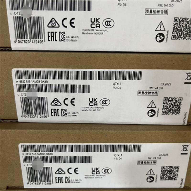 议价6ES7513-1AM03-0AB0 S7-1500CPU 600KB处理器 6ES75131AM030A