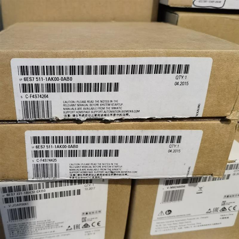 议价6ES7511-1AK00-0AB0西门子原装S7-1500CPU 1511-1 PN中央处理