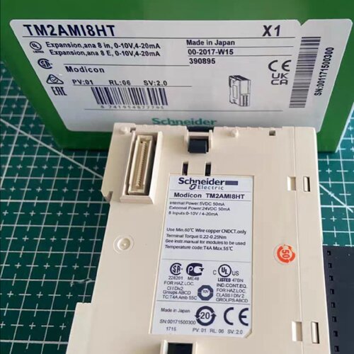议价TM2AMI8HT施耐德TM2系列PLC扩展模块8路模拟量4-20mA/0-10V模