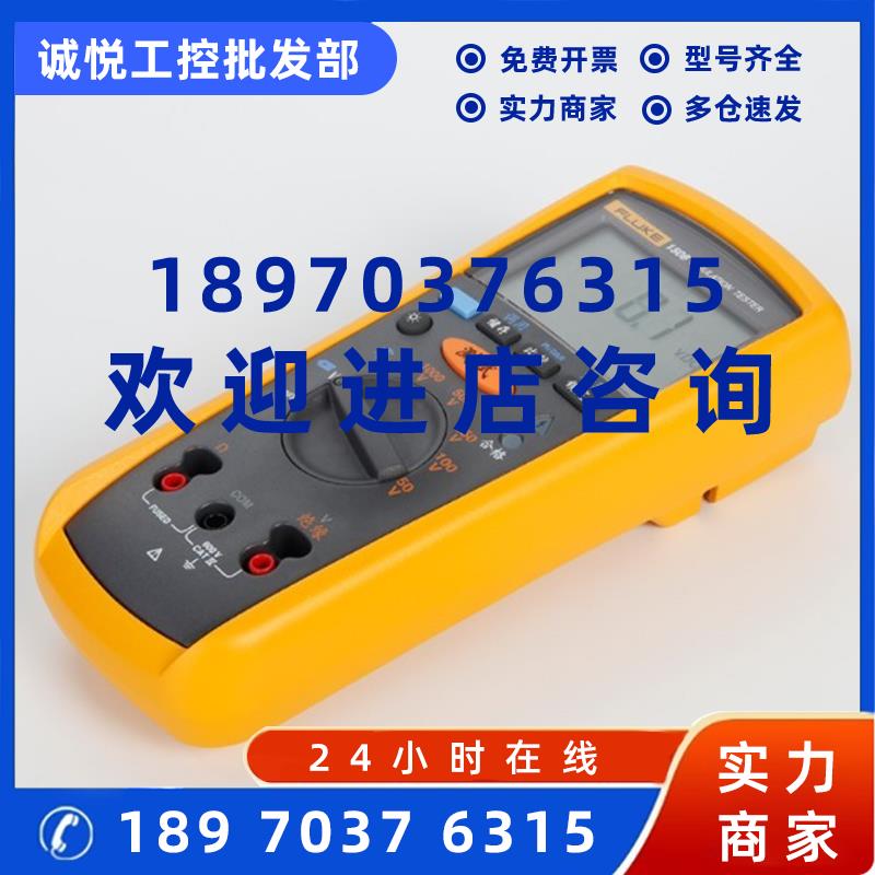 议价福禄克fluke1508兆欧表FLUKE1587FC绝缘电阻测试仪F1508摇表