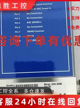 议价MKS 气体流量计GE50A013203R5V020 2000SCCM N2全新现货特价